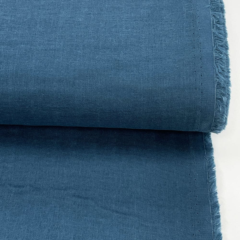 【sale】クレンゼ クラボウ 抗菌 抗ウイルス CLEANSE ダブルガーゼ生地 無地 (ティールブルー)