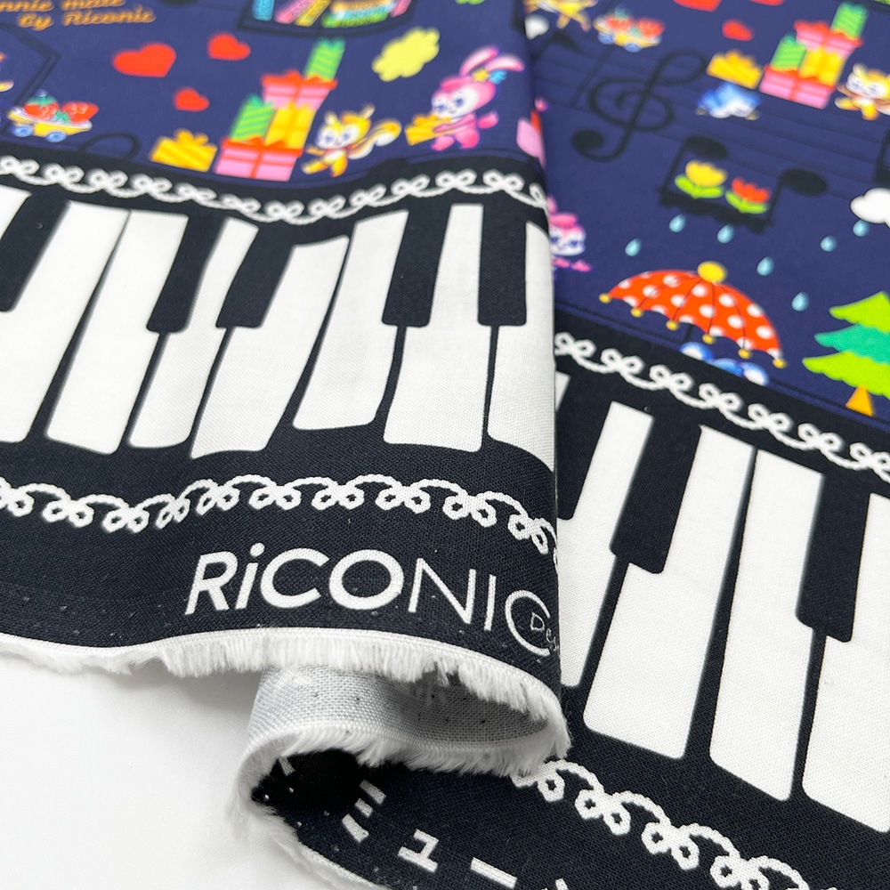 【Riconic’60】「ボニーメイト　ミュージカル」 デジタルプリント｜シーチング