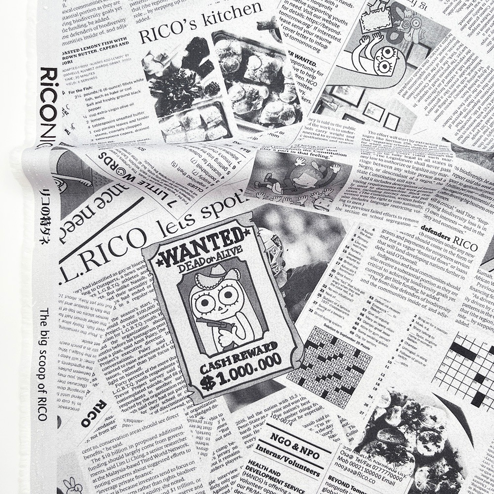 【Riconic】「リコの特ダネ」 デジタルプリント｜シーチング