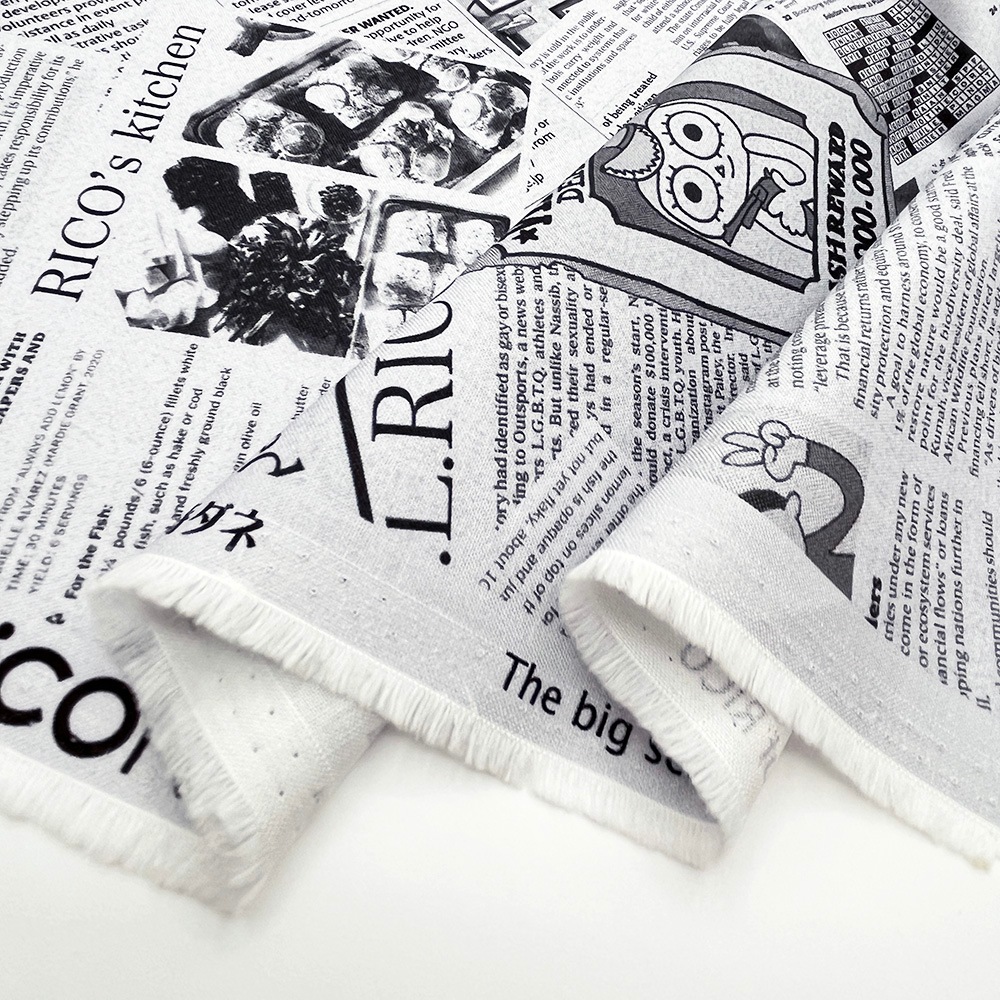 【Riconic】「リコの特ダネ」 デジタルプリント｜シーチング