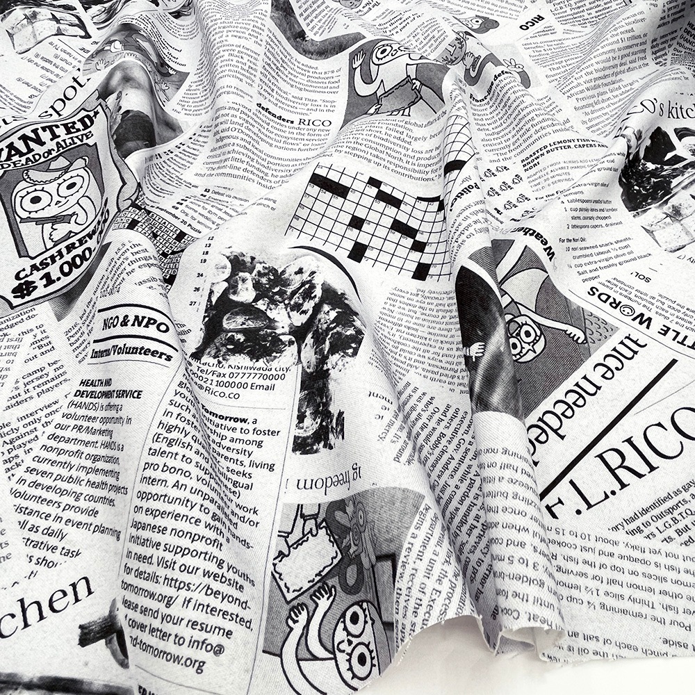 【Riconic】「リコの特ダネ」 デジタルプリント｜シーチング