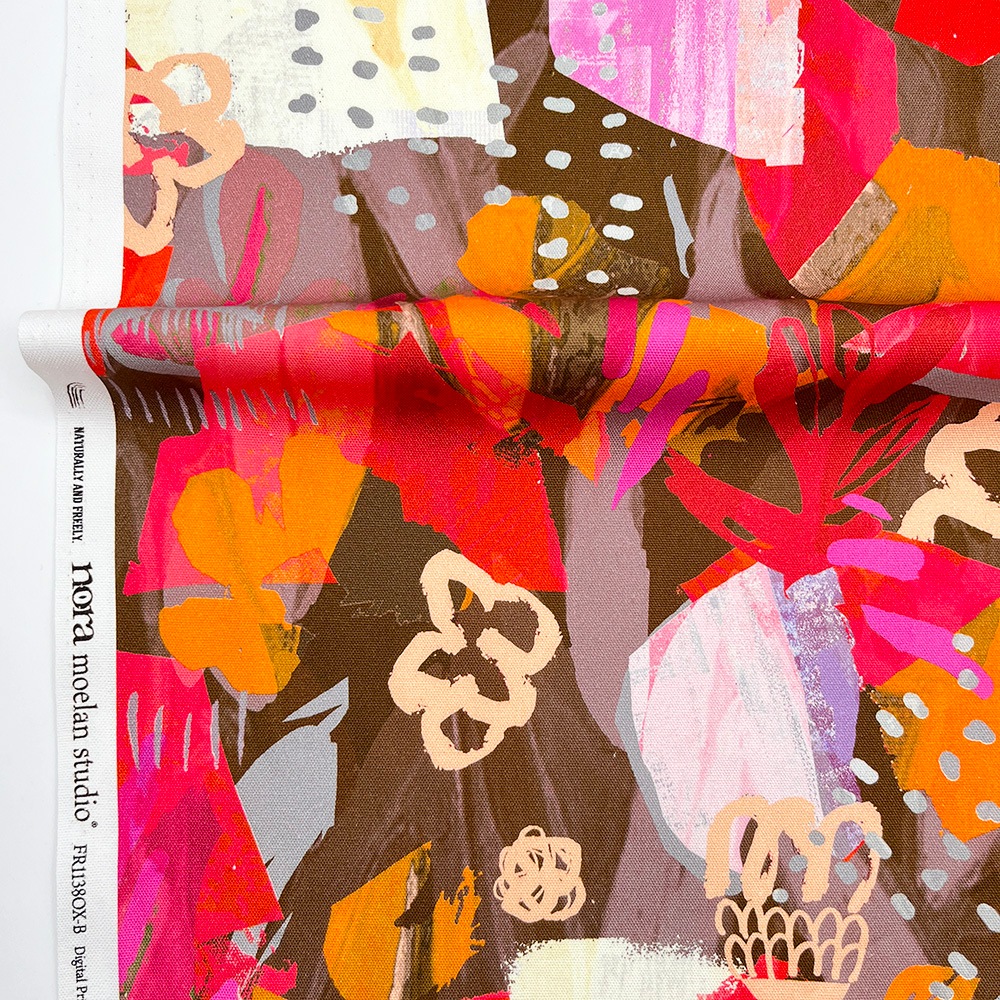 【nora.】 Botanical garden デジタルプリント｜オックス 植物柄 ボタニカル