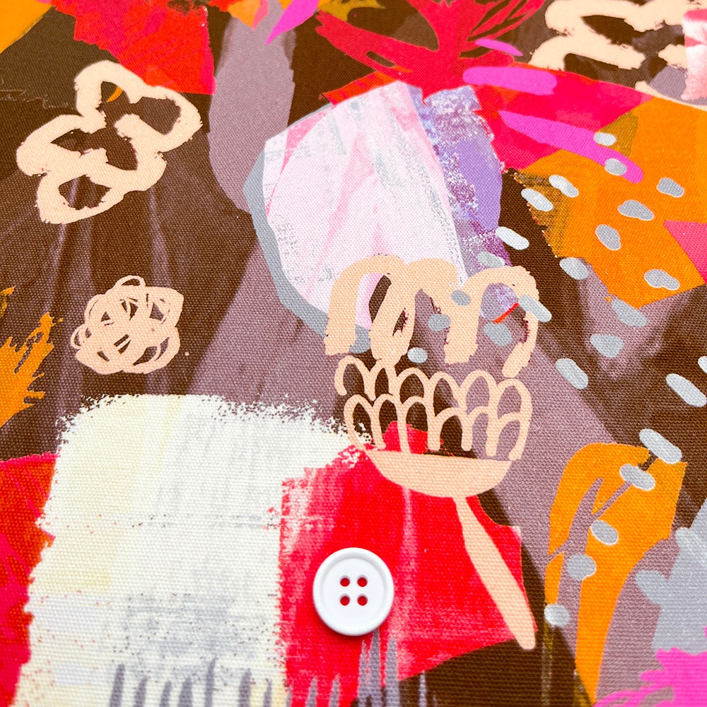 【nora.】 Botanical garden デジタルプリント｜オックス 植物柄 ボタニカル