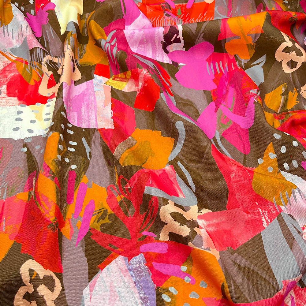 【nora.】 Botanical garden デジタルプリント｜オックス 植物柄 ボタニカル