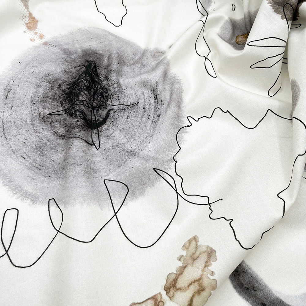 【enflower】 Earthflower デジタルプリント｜スケア生地 花柄