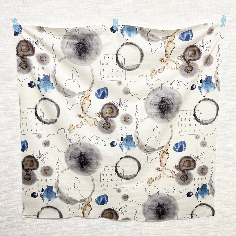 【enflower】 Earthflower デジタルプリント｜スケア生地 花柄