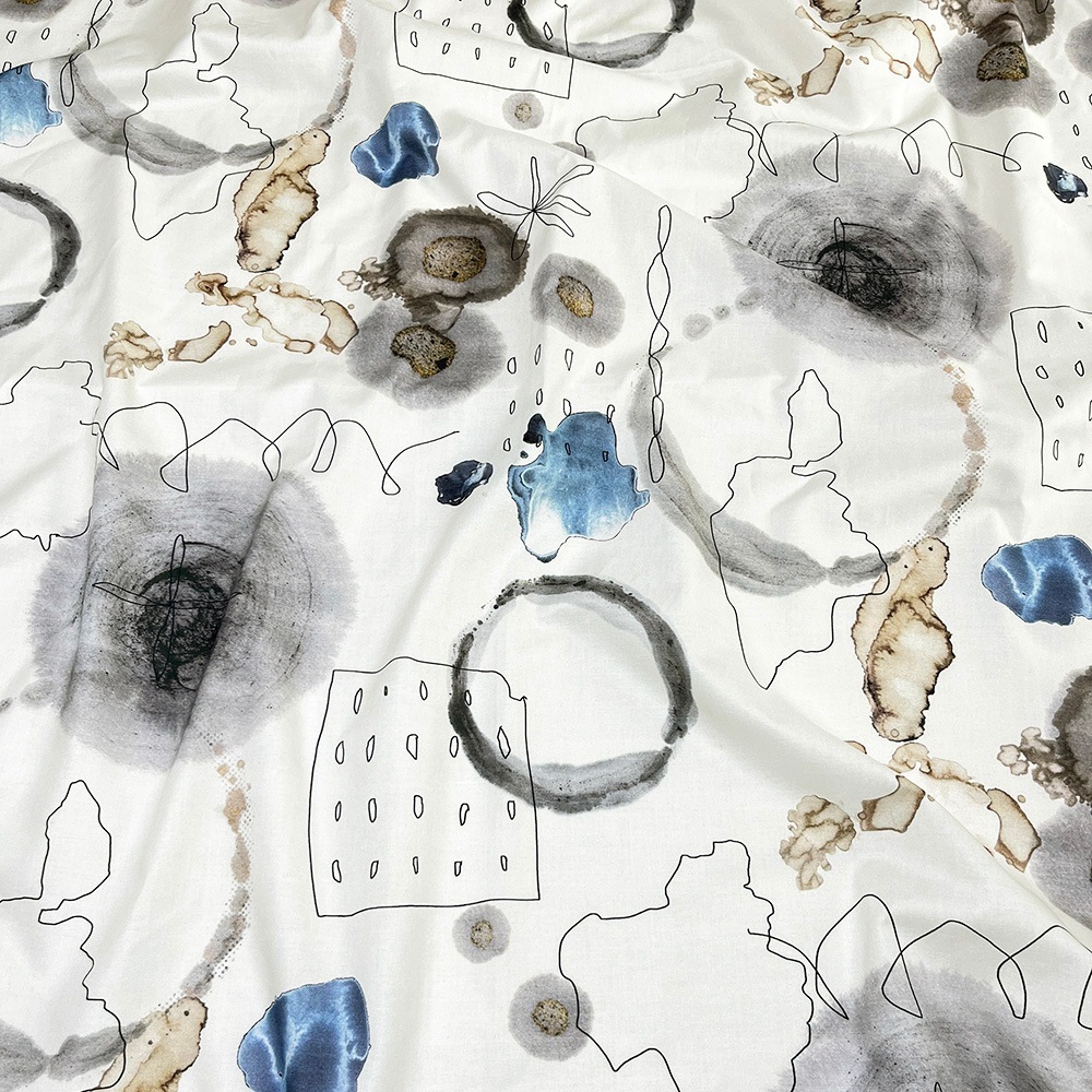 【enflower】 Earthflower デジタルプリント｜スケア生地 花柄