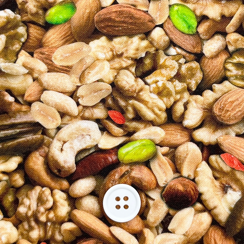 【Riconic】「FabtureCotton　ミックスナッツ」 デジタルプリント｜シーチング