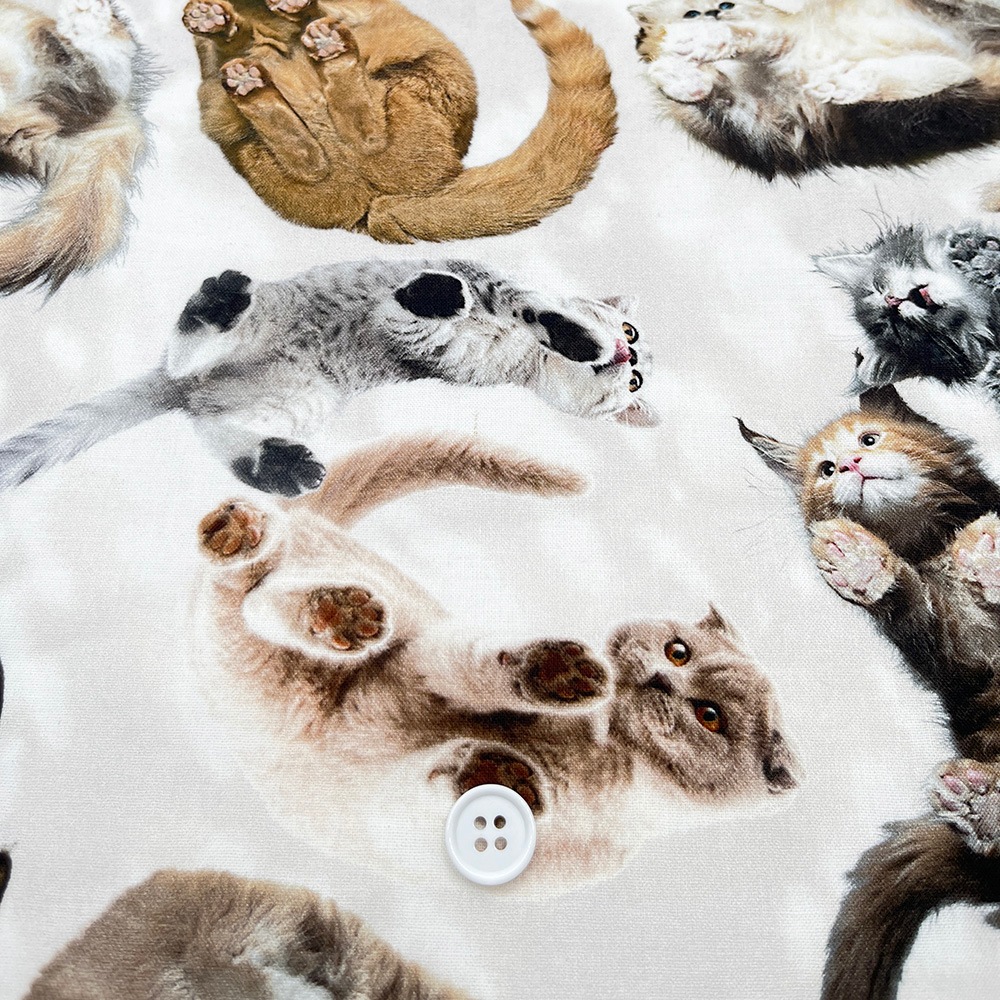 【mingswim】猫のいる暮らし デジタルプリント｜シーチング