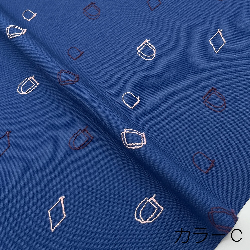 【Hitosaji】 ぱんもどき 刺しゅう |コットンオックス生地