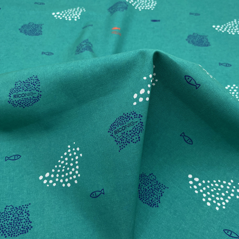 【Riconic】「ねこのまかない」 デジタルプリント|シーチング