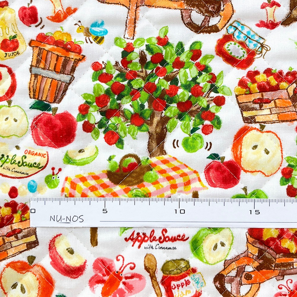 【Riconic】「アップルの収穫祭」 デジタルプリント｜キルティング