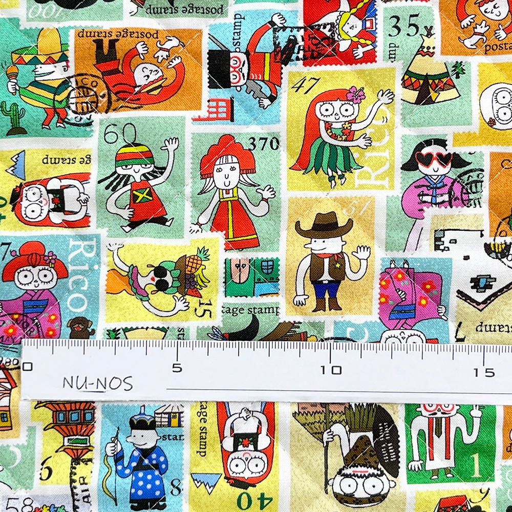 【Riconic】「リコの民族スタンプ」 デジタルプリント｜キルティング