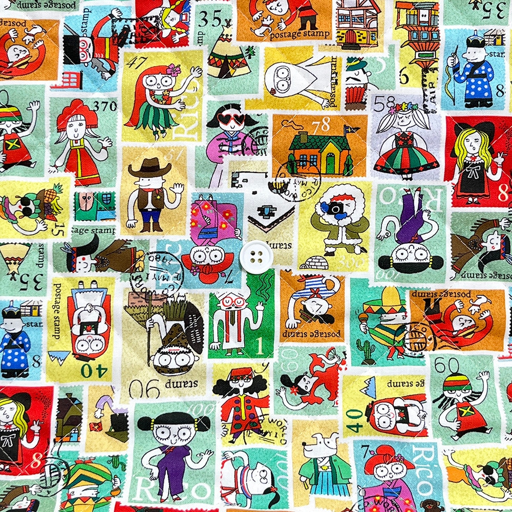 【Riconic】「リコの民族スタンプ」 デジタルプリント｜キルティング