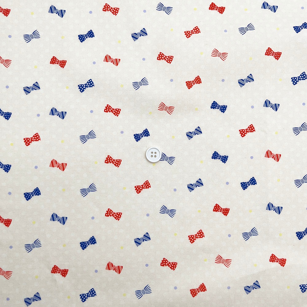 【Riconic】「リボン」 デジタルプリント｜シーチング