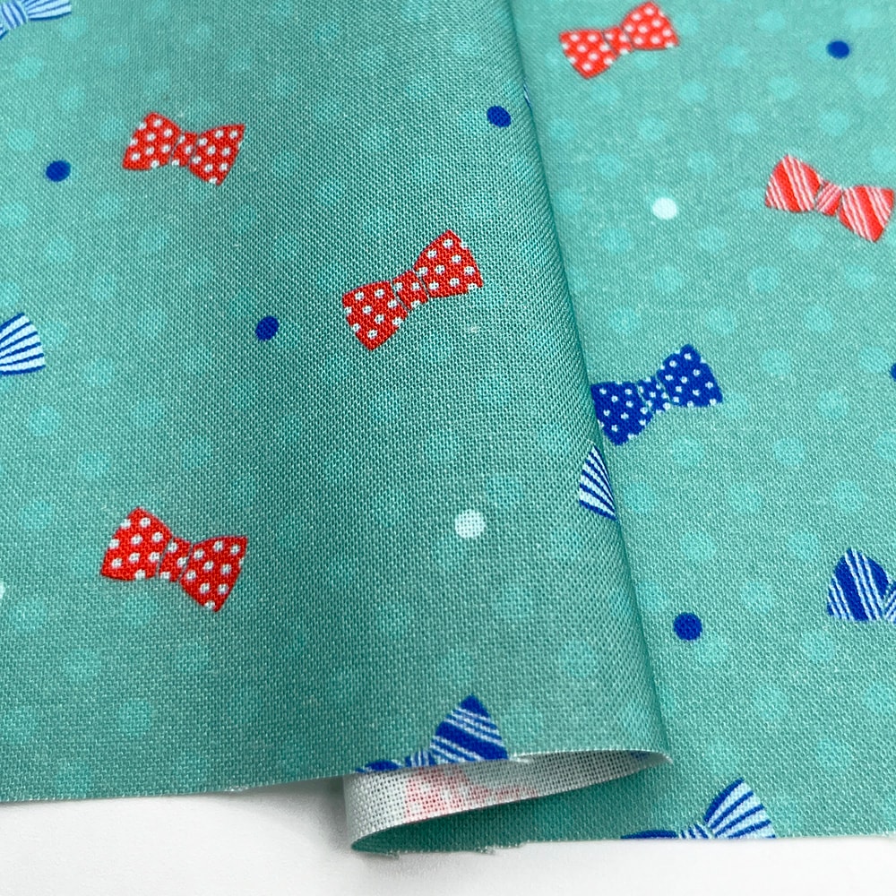 【Riconic】「リボン」 デジタルプリント｜シーチング