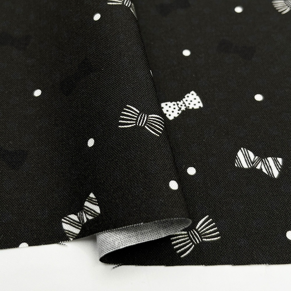 【Riconic】「リボン」 デジタルプリント｜シーチング