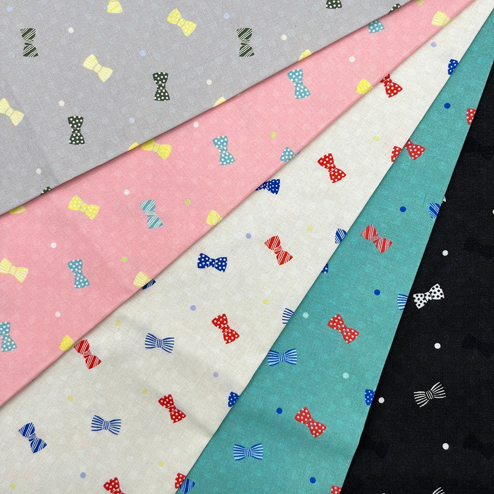 【Riconic】「リボン」 デジタルプリント｜シーチング