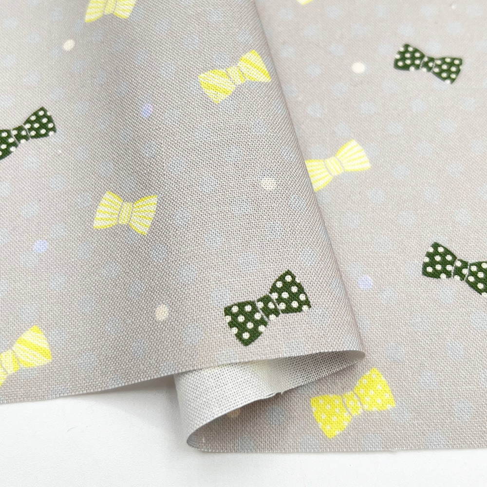 【Riconic】「リボン」 デジタルプリント｜シーチング