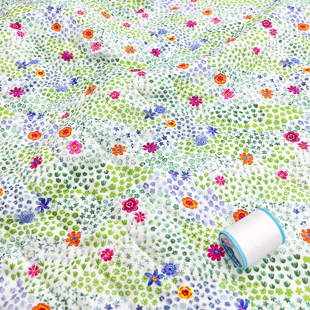 【Riconic】「星空のガーデンテラス」 デジタルプリント|キルティング