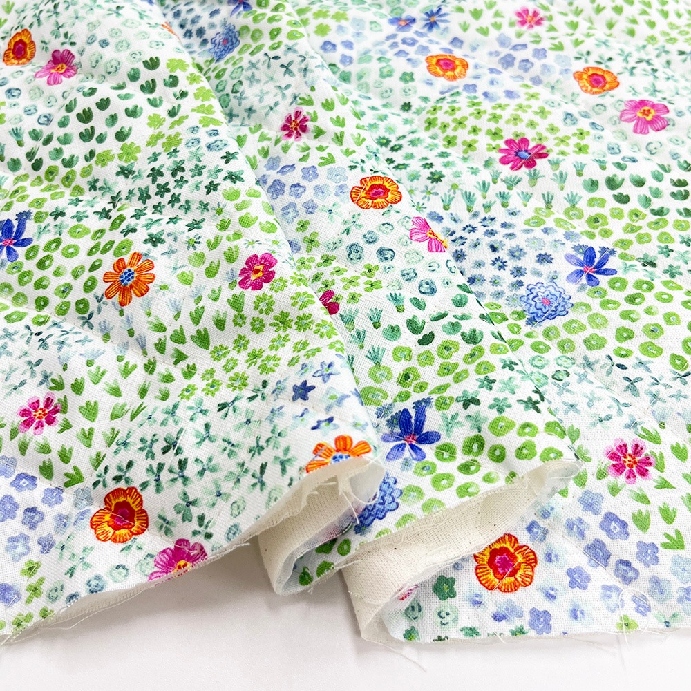 【Riconic】「星空のガーデンテラス」 デジタルプリント|キルティング