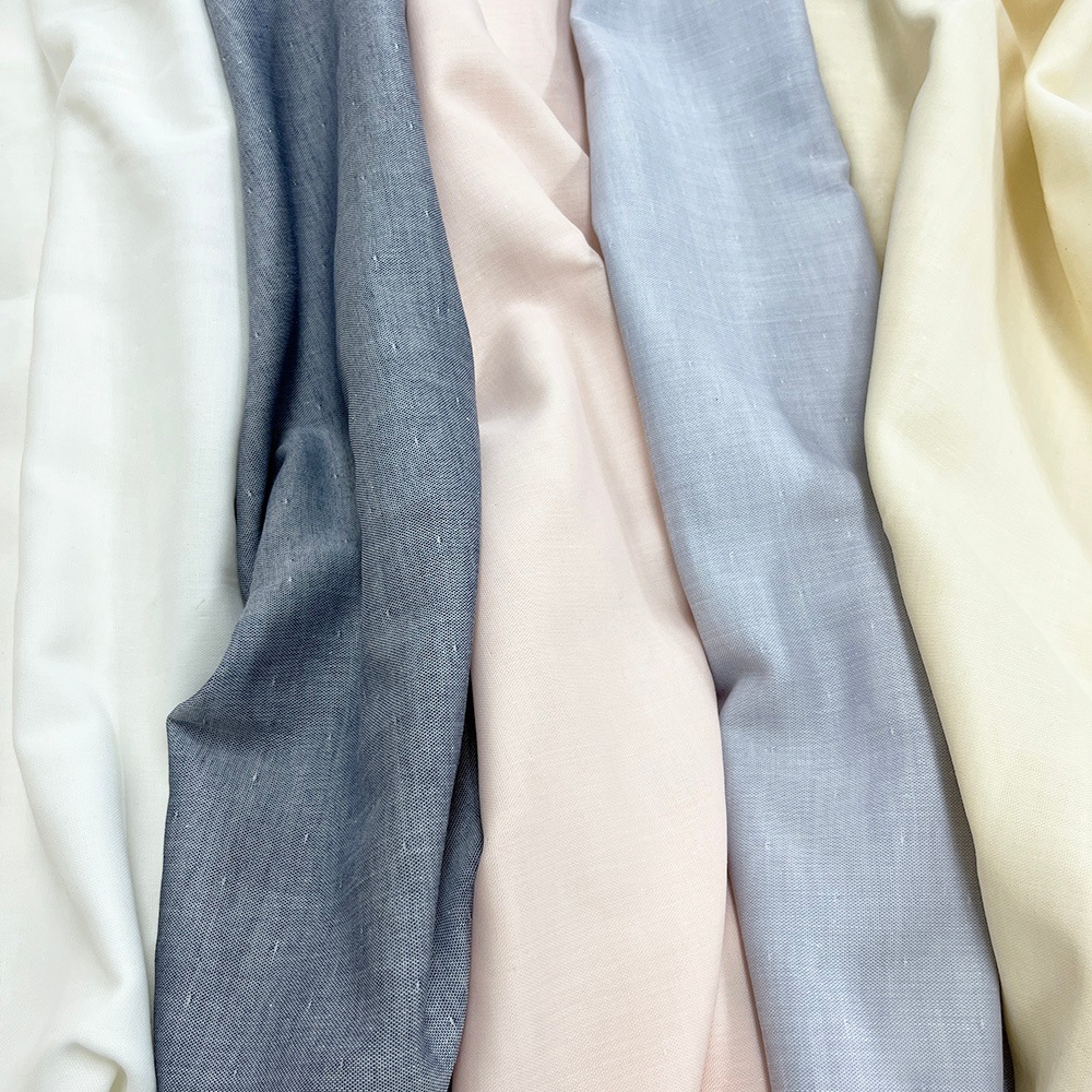 【sale】肌に優しいCleanCottonダブルガーゼ｜無地 先染め 広幅