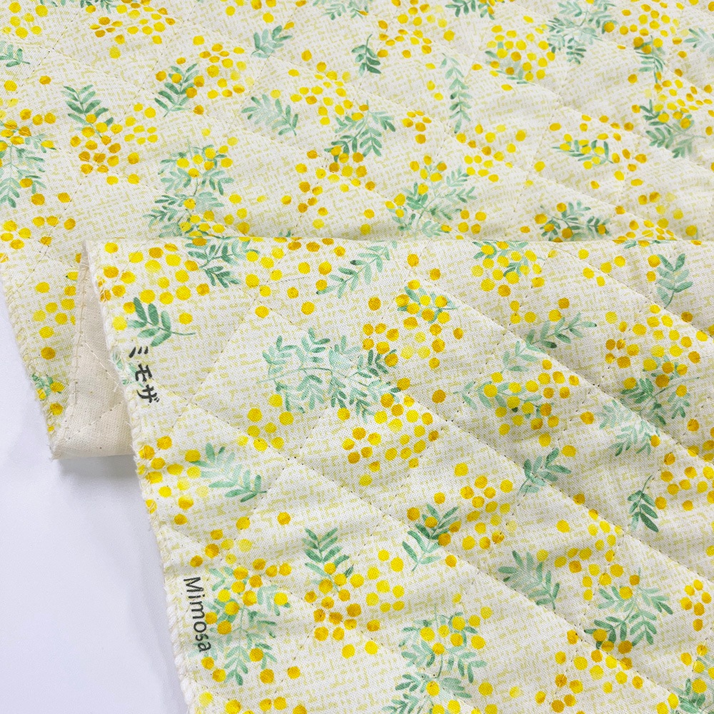 【Riconic】「ハナトミ」 デジタルプリント｜キルティング