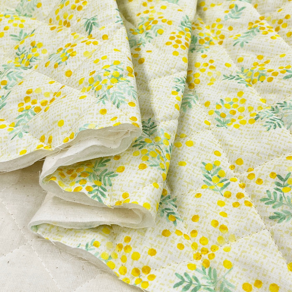 【Riconic】「ハナトミ」 デジタルプリント｜キルティング