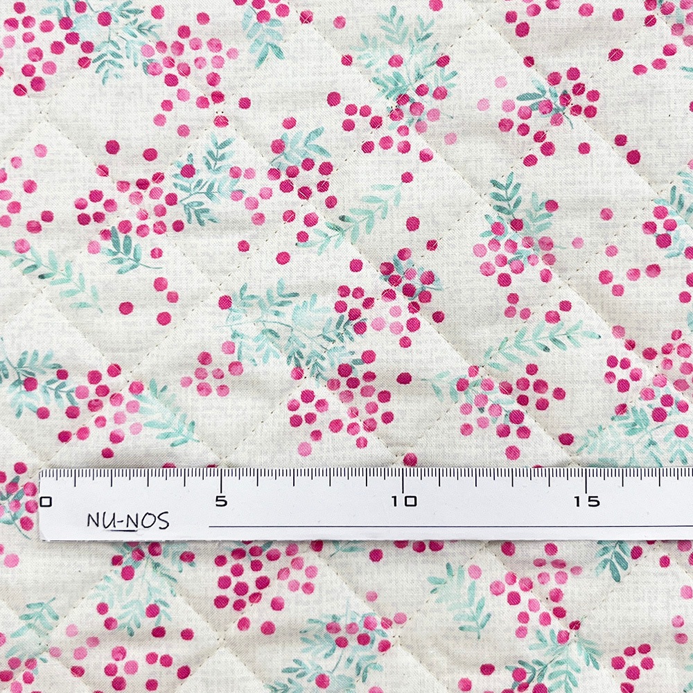 【Riconic】「ハナトミ」 デジタルプリント｜キルティング