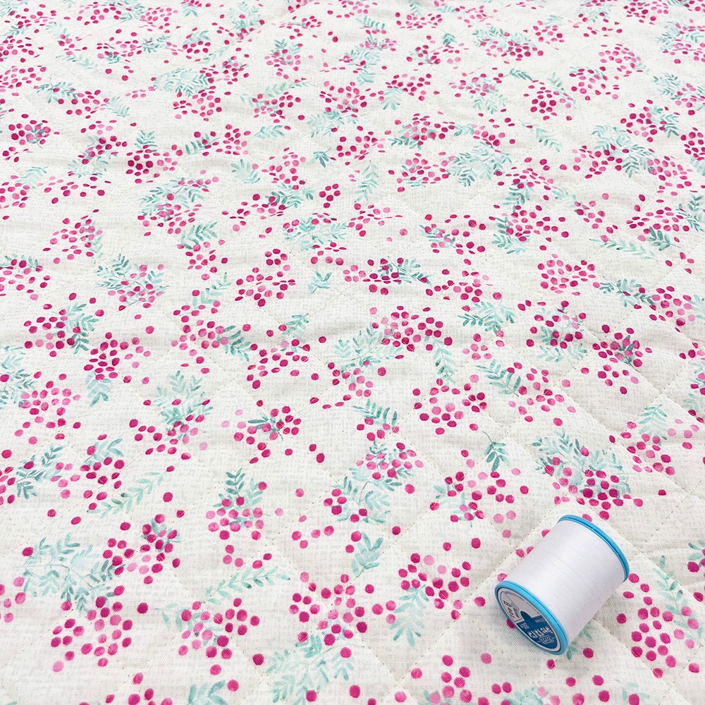 【Riconic】「ハナトミ」 デジタルプリント｜キルティング