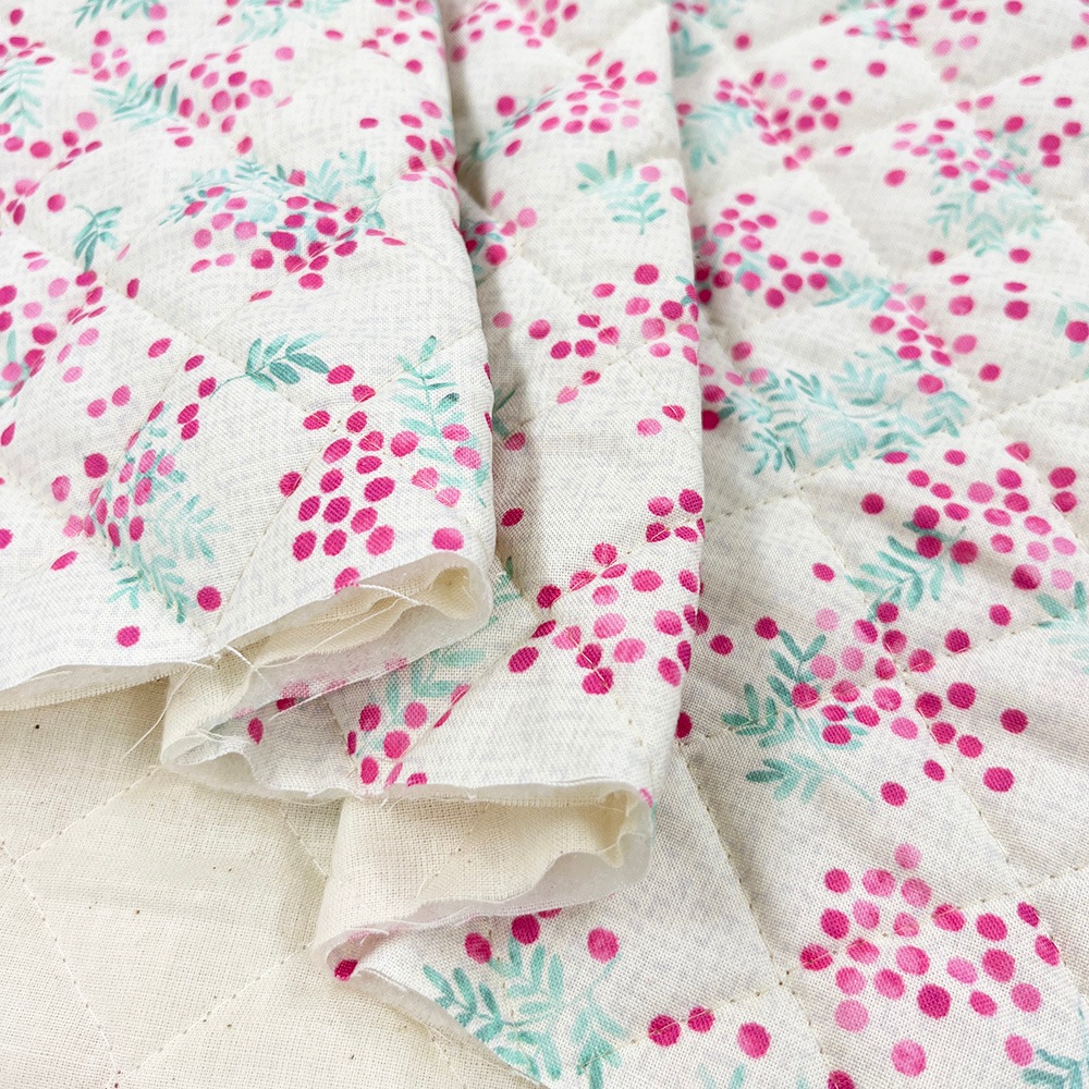 【Riconic】「ハナトミ」 デジタルプリント｜キルティング