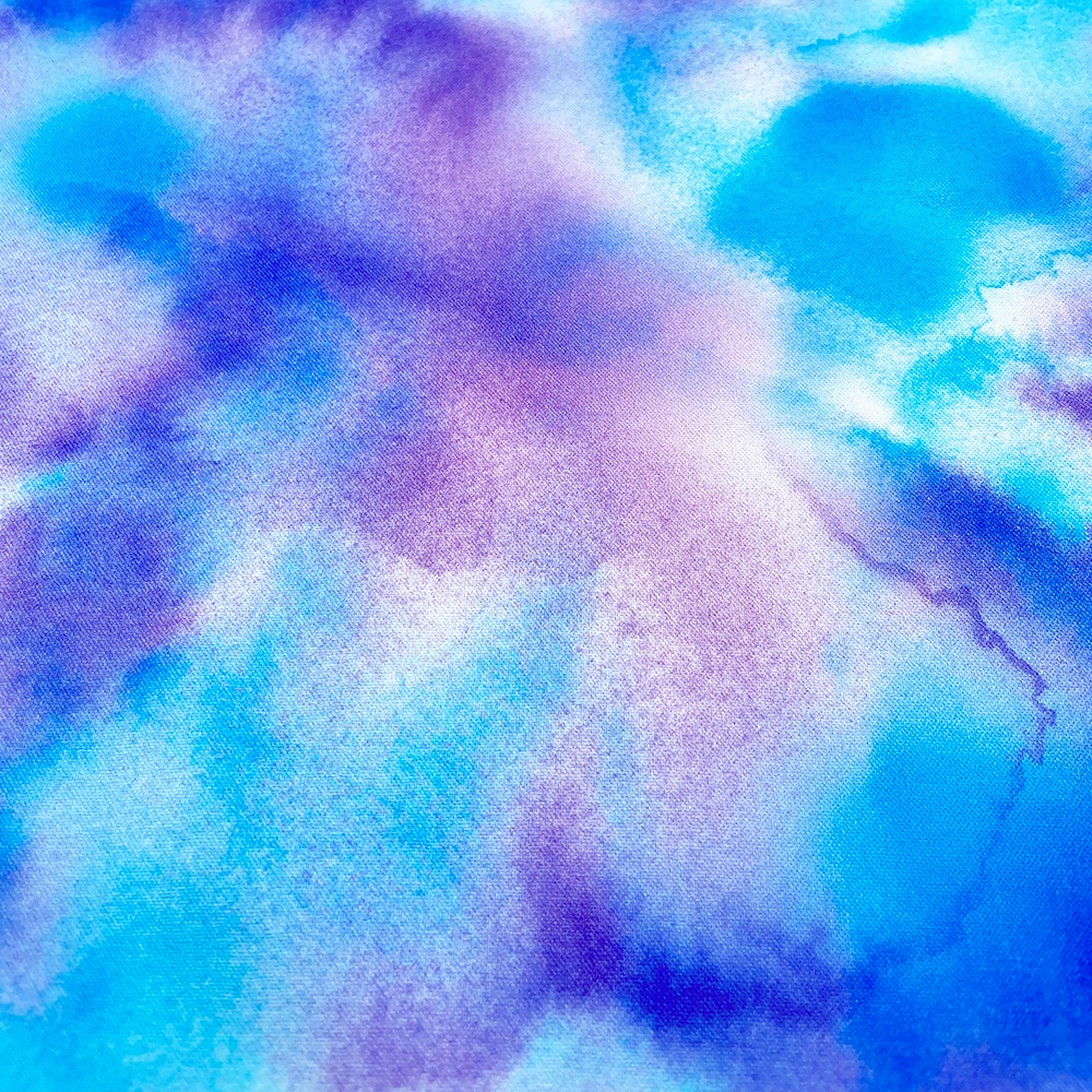 【Riconic】「虹み -Nizimi-」 デジタルプリント|シーチング (プルーンパープル)