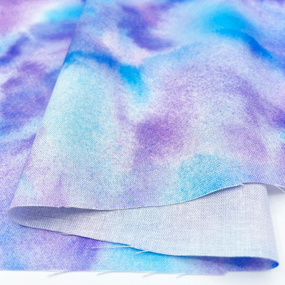 【Riconic】「虹み -Nizimi-」 デジタルプリント|シーチング (プルーンパープル)