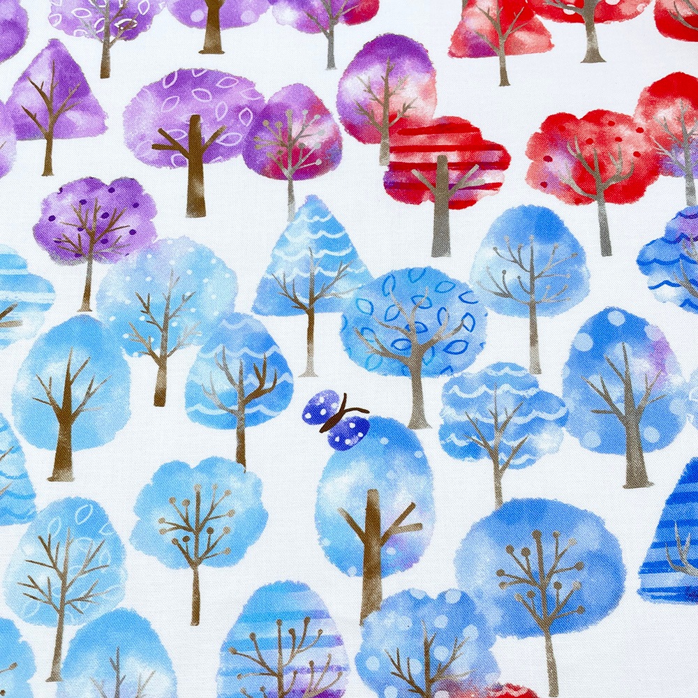 【Riconic】「森が奏でるハーモニー」 デジタルプリント|シーチング