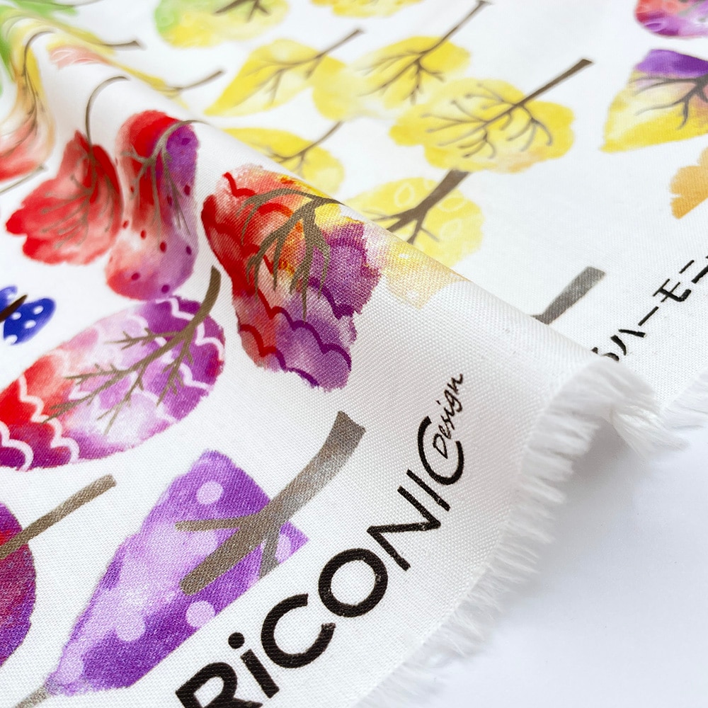 【Riconic】「森が奏でるハーモニー」 デジタルプリント|シーチング