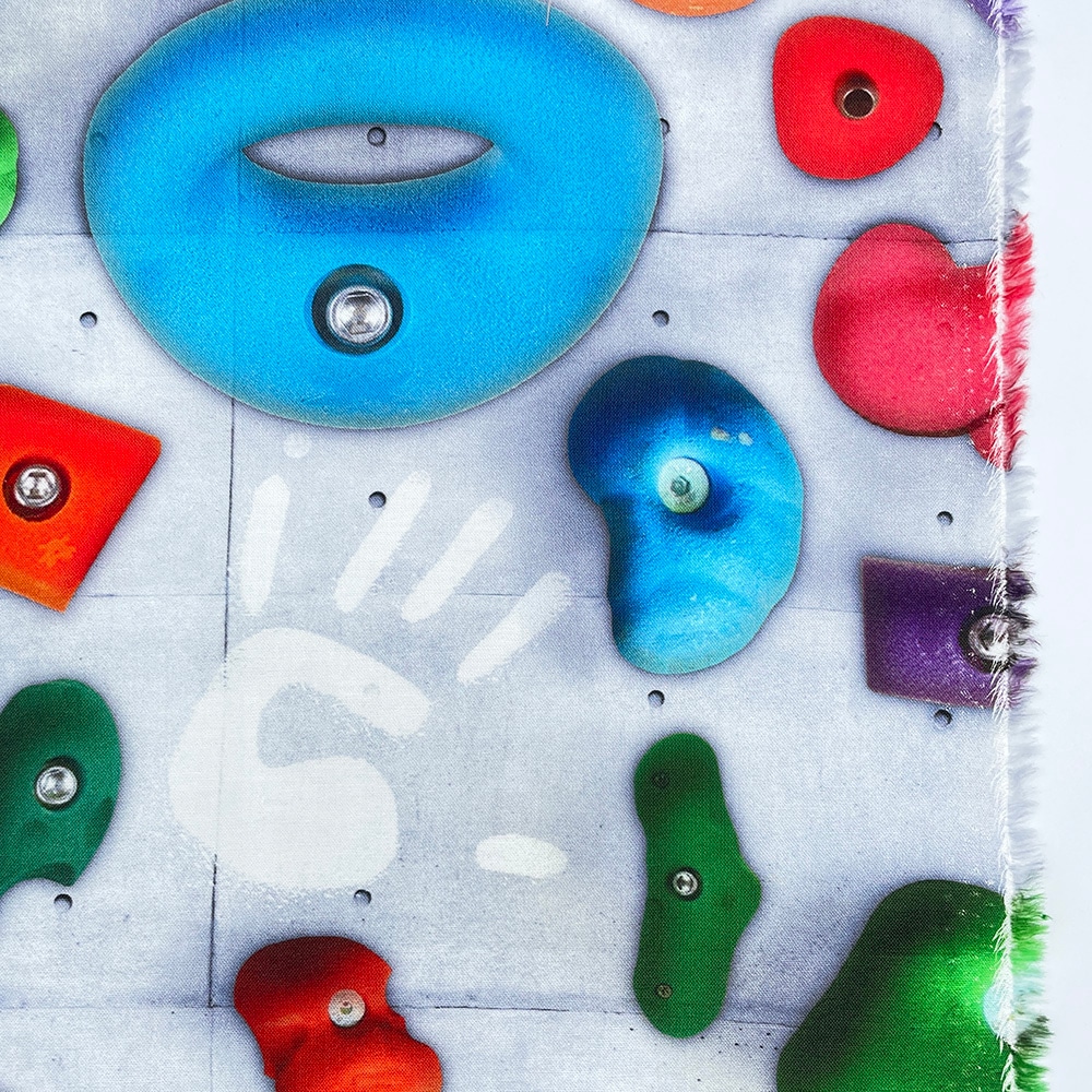 【Riconic】「さあ、ボルダリングに出かけよう」 デジタルプリント|シーチング