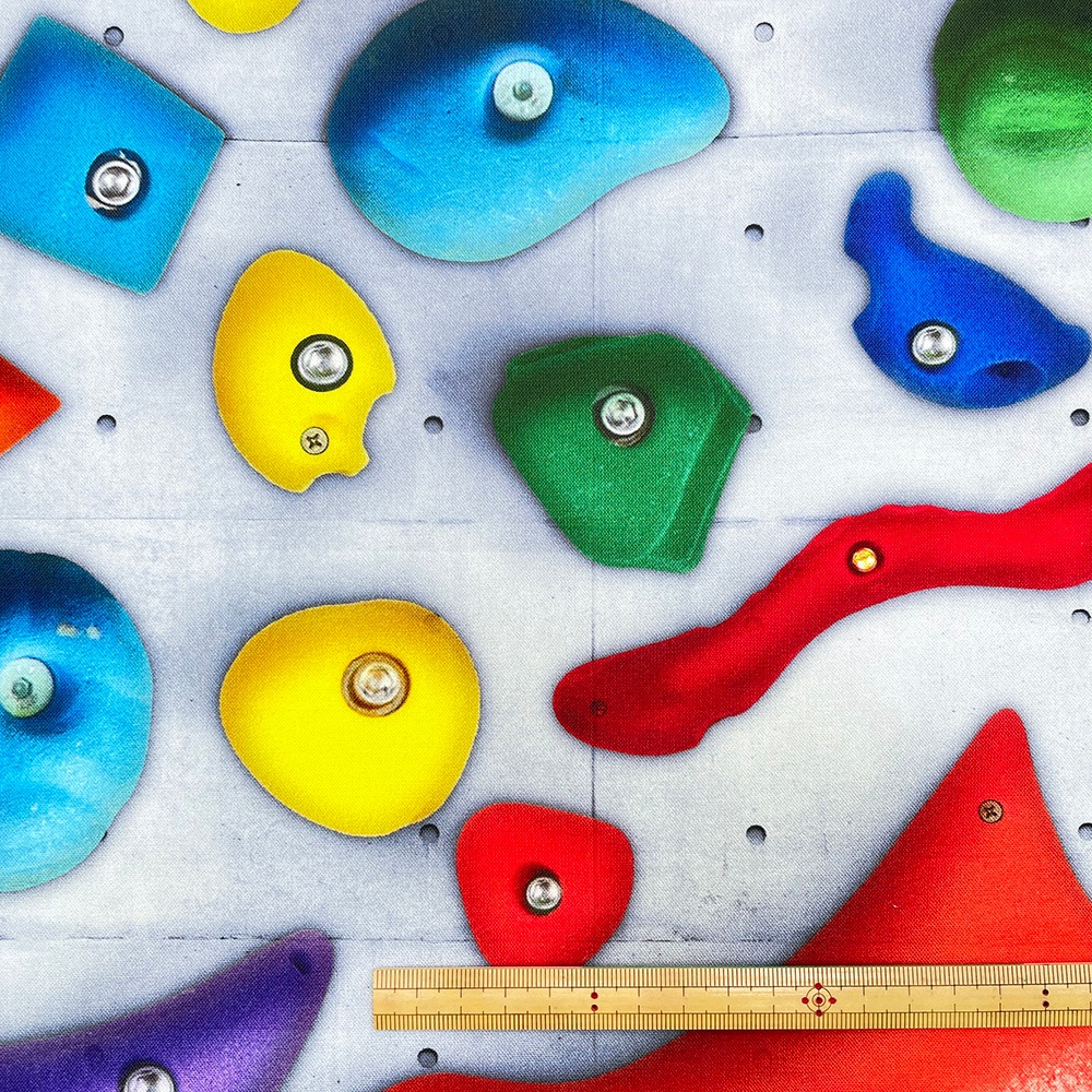 【Riconic】「さあ、ボルダリングに出かけよう」 デジタルプリント|シーチング