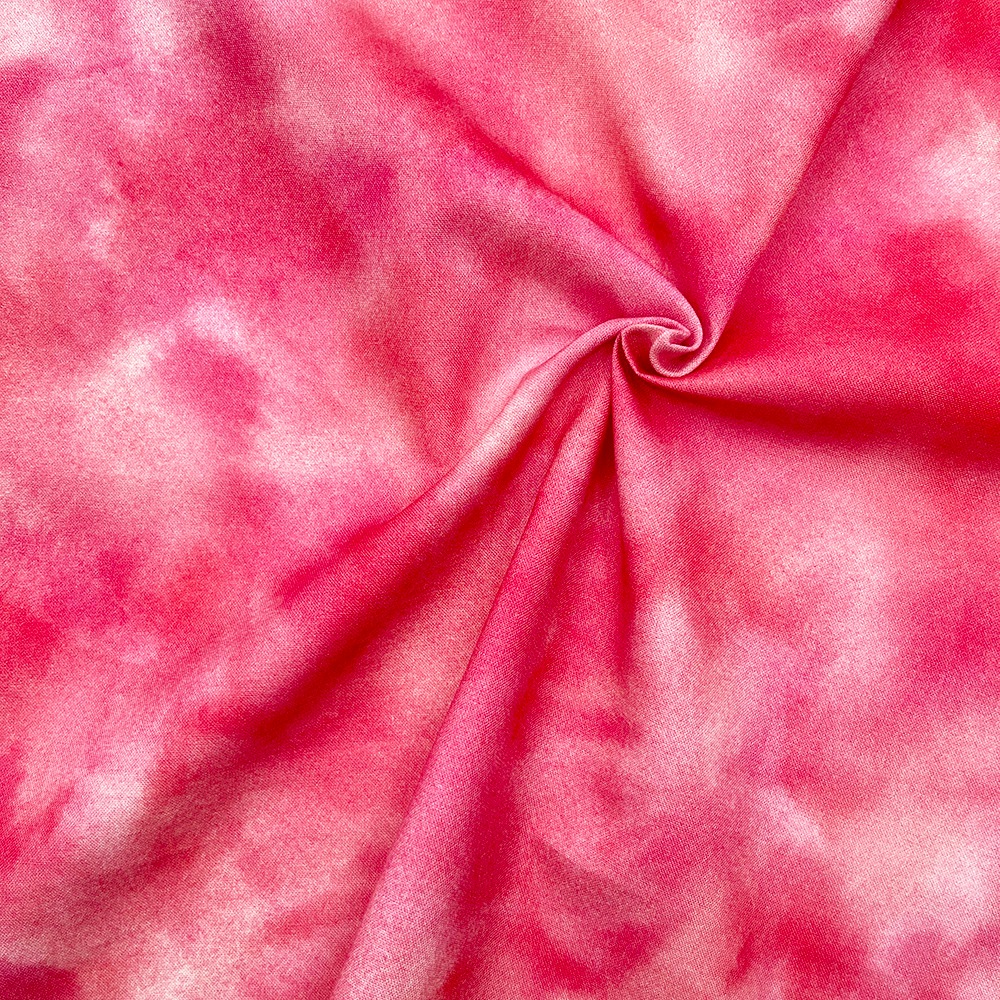 【Riconic】「虹み -Nizimi-」 デジタルプリント｜シーチング (ストロベリーピンク)