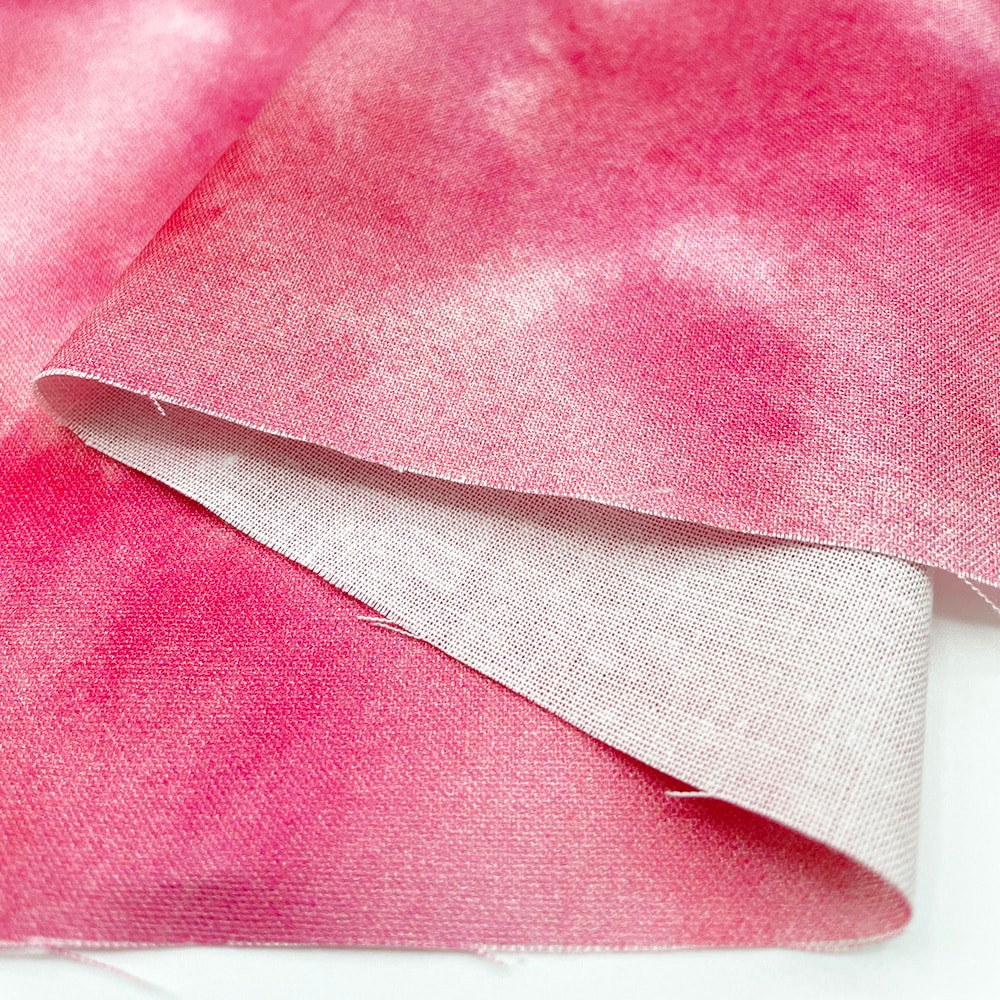 【Riconic】「虹み -Nizimi-」 デジタルプリント｜シーチング (ストロベリーピンク)