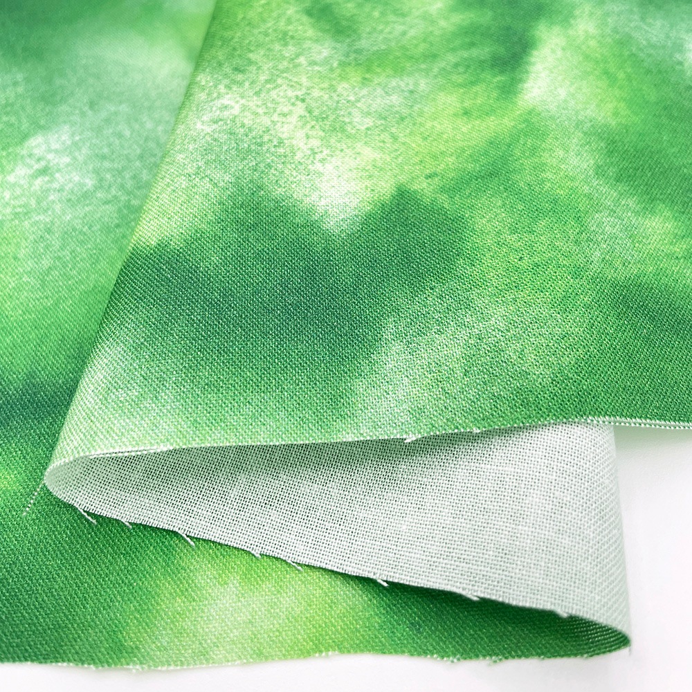 【Riconic】「虹み -Nizimi-」 デジタルプリント|シーチング (キウイグリーン)