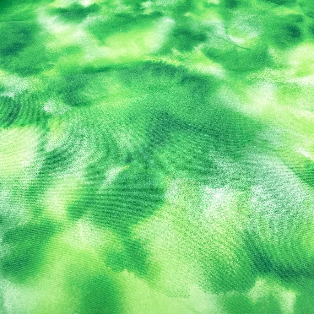 【Riconic】「虹み -Nizimi-」 デジタルプリント|シーチング (キウイグリーン)