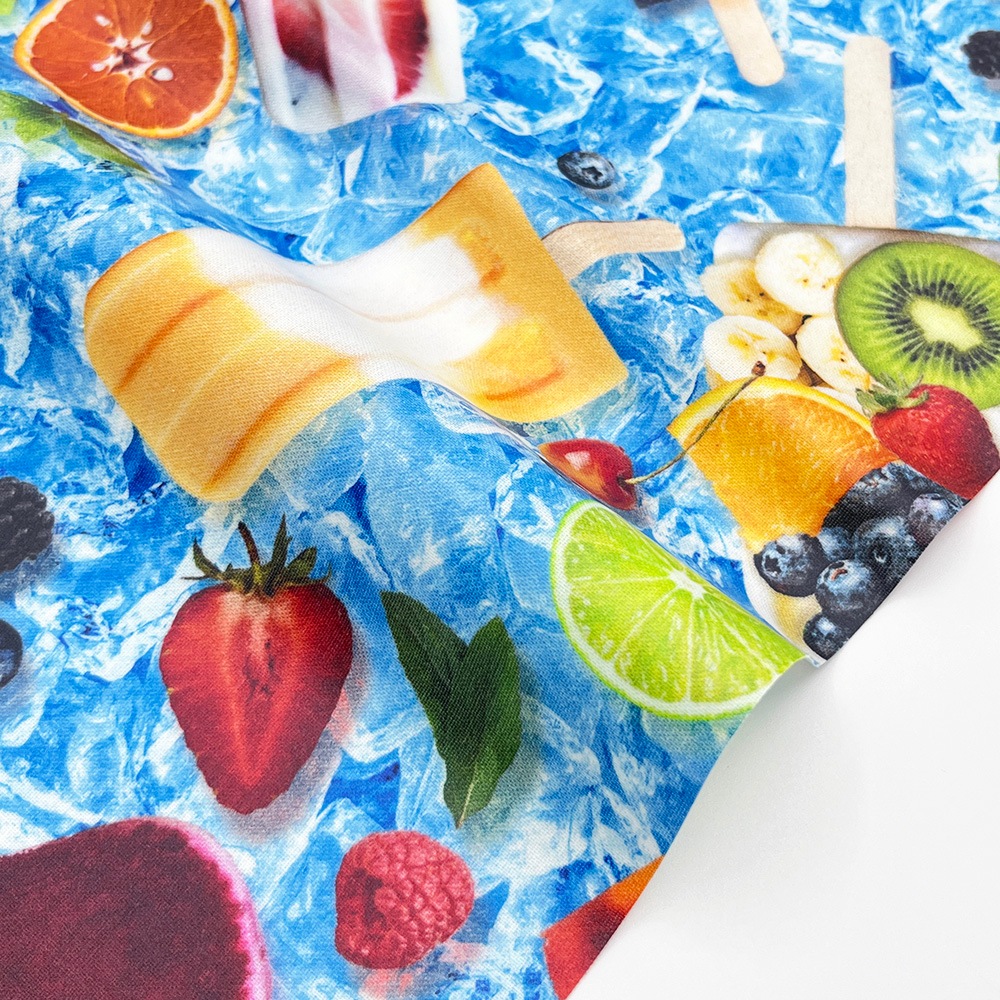 ラミネート加工｜【Riconic】「フルーツinアイスキャンディー」 デジタルプリント