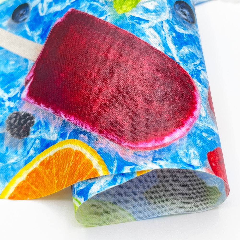 ラミネート加工｜【Riconic】「フルーツinアイスキャンディー」 デジタルプリント