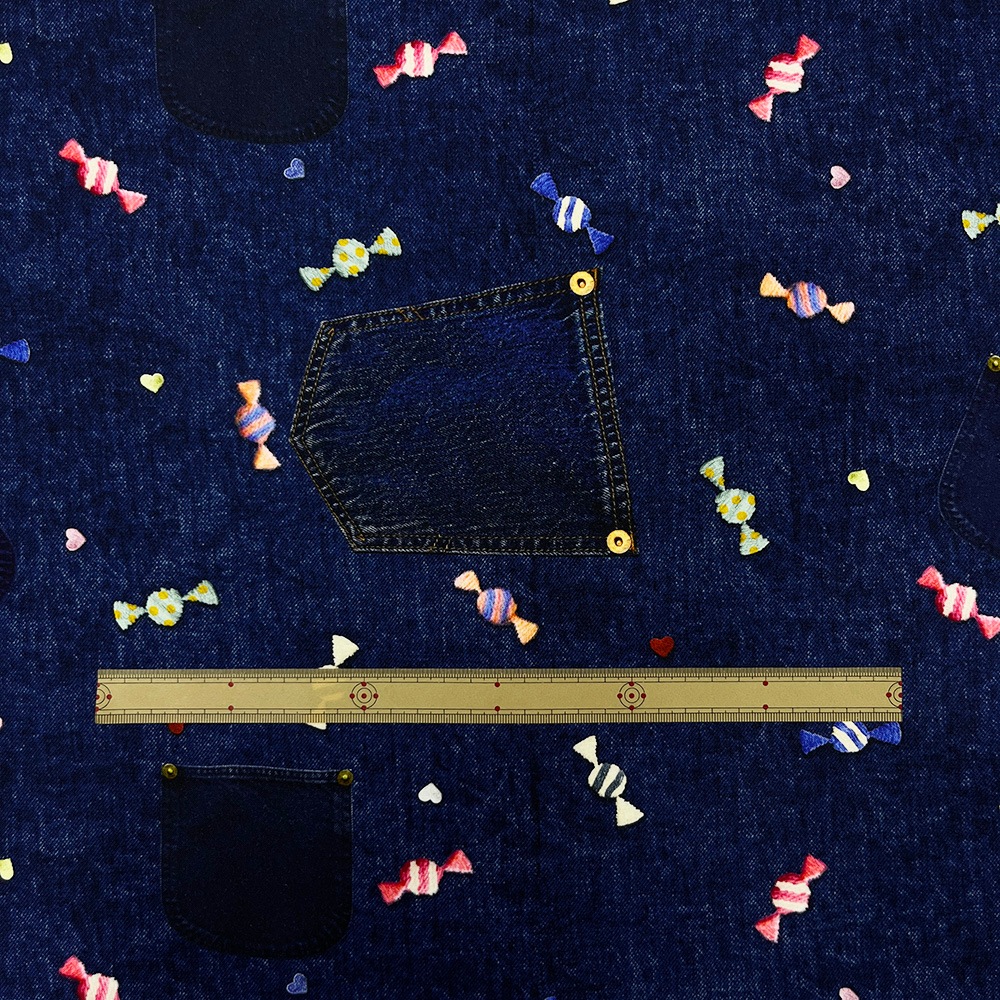 【Riconic】「キャンデニハート」 デジタルプリント|シーチング