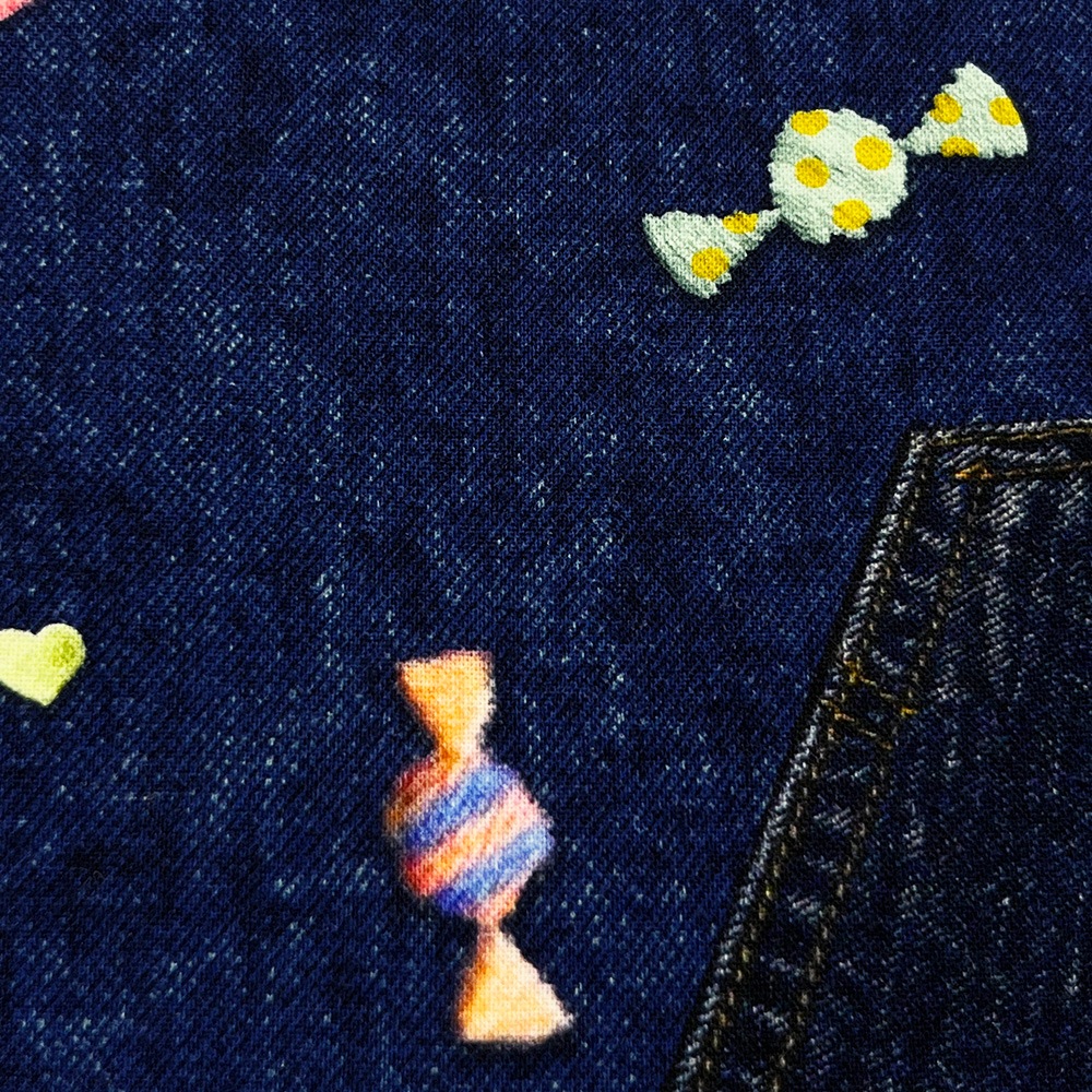 【Riconic】「キャンデニハート」 デジタルプリント|シーチング