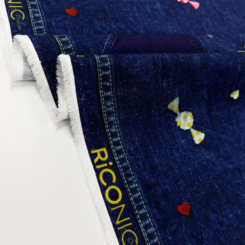 【Riconic】「キャンデニハート」 デジタルプリント|シーチング