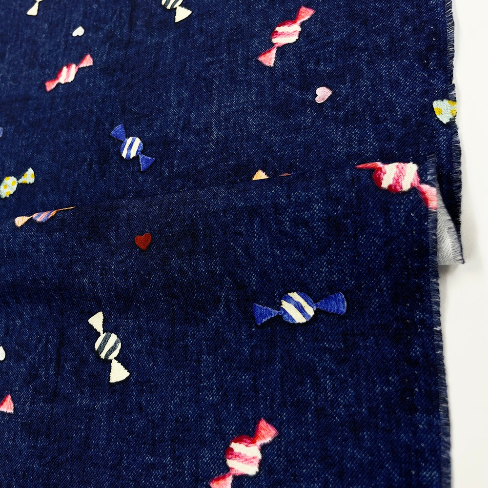 【Riconic】「キャンデニハート」 デジタルプリント|シーチング