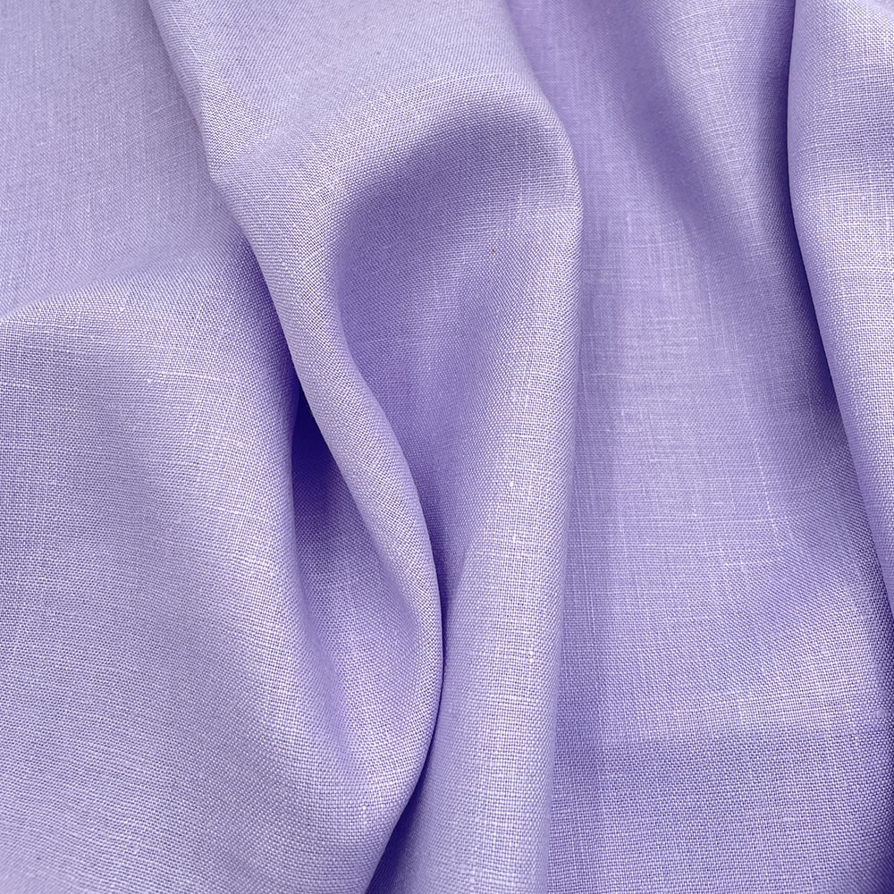 カラフルリネン 広幅25番手ヨーロピアンリネン （ライラック） | 生地