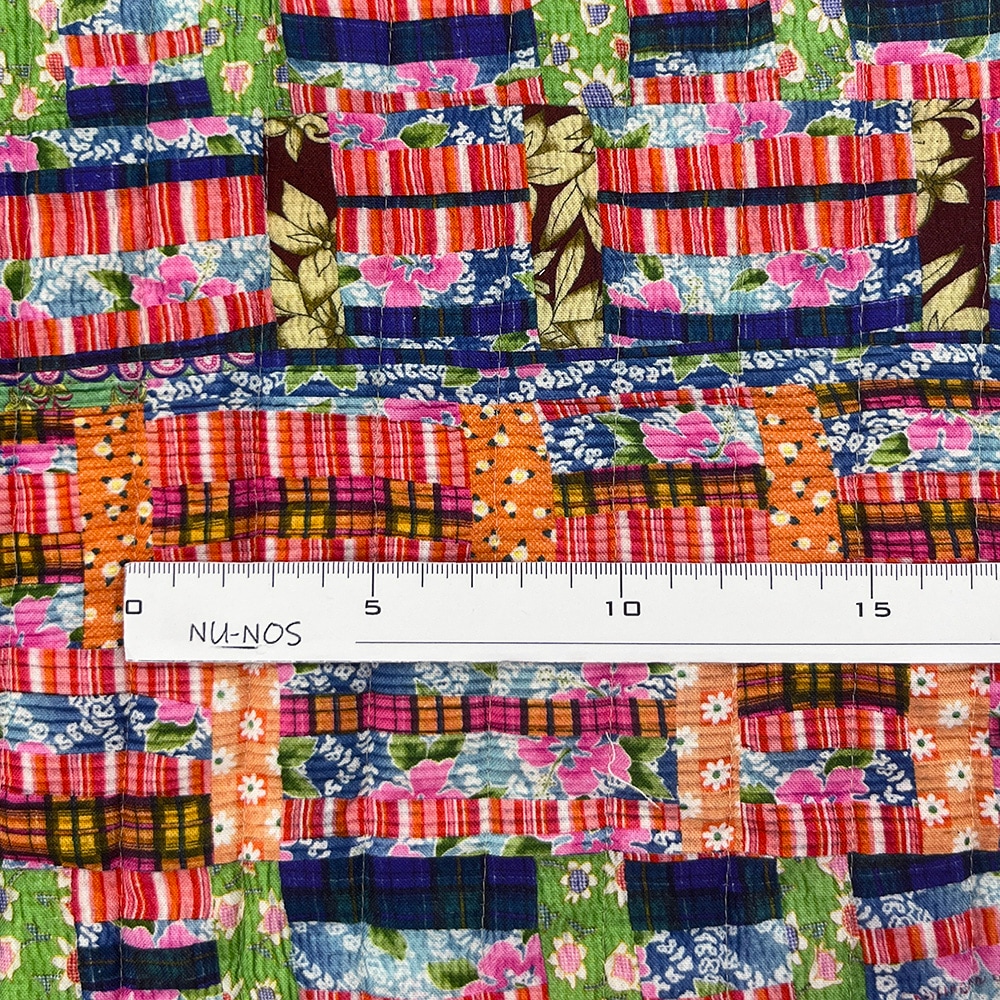 【Riconic】「floral 花のカオハガン」 デジタルプリント|キルティング ストライプ