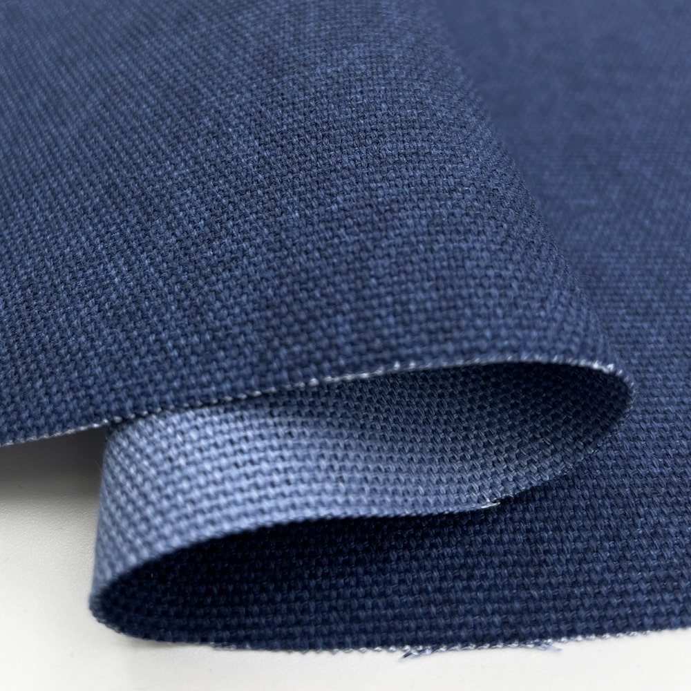 ニューバッカス生地・酒袋生地 8号帆布 キャンバス布 厚手 (アイアンブルー)